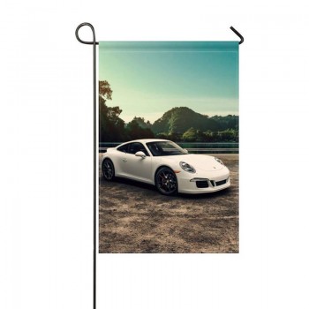 DongGan Garden Flag Porsche 911 Carrera 4s Side View 12x18 Inches(Without Flagpole)
