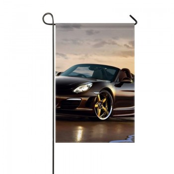 DongGan Garden Flag Porsche Boxster Side View Black 12x18 Inches(Without Flagpole)