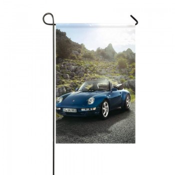 DongGan Garden Flag Carrera Porsche 1994 Cabriolet March 6 911 12x18 Inches(Without Flagpole)