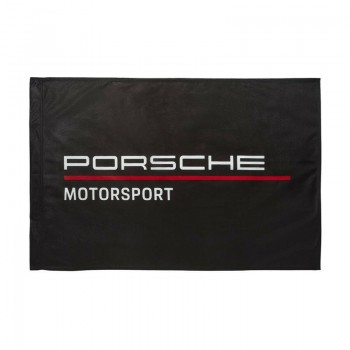 Porsche Motorsport Team Flag in Black with high quality